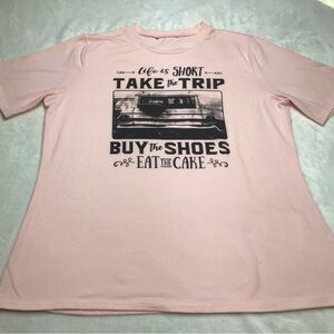 Pink Graphic T-Shirt